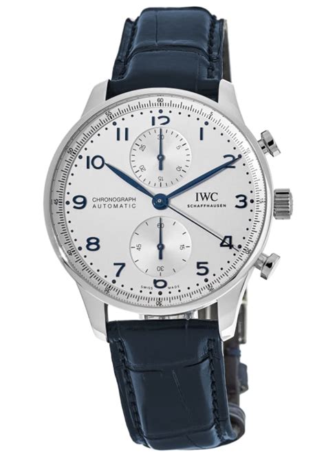 iwc blue strap portuguese|IWC portugieser.